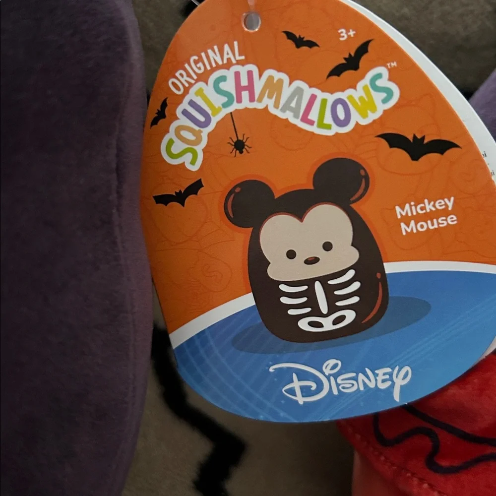 Squismallows 8” DISNEY Mickey and Minnie Halloween 2025 series NWT set of 2 - Picture 4 of 5
